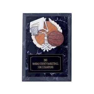  Basketball Plaques   Colored Resin Theme Plaque BASKETBALL 