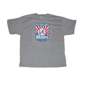 Stitches Athletic Gear Atlanta Braves Adult T Shirt  