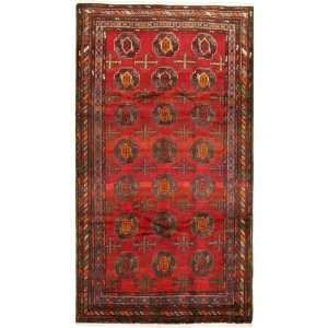   Red Persian Hand Knotted Wool Shiraz Rug