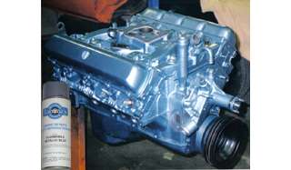 Oldsmobile Blue Metallic 455 Engine Paint 442 Cutlass  