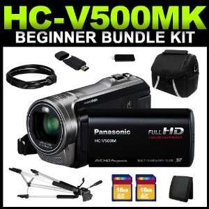  Panasonic HC V500MK Black 1/5.8 MOS 3.0 LCD 38X Optical 