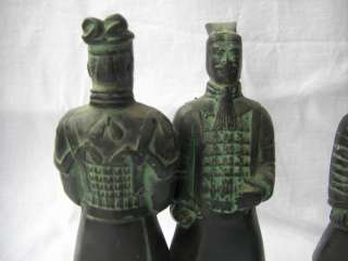 Chinese Vintage Antique Bronze Terra Cotta Warriors  