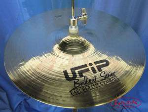 UFIP 14 Brilliant Series Hi Hat Cymbal Demo Inside  