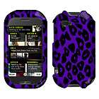   Sharp Kin Two Wireless Purple Leopard 2D Silver Accessory Case Cover