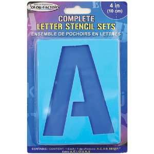  A Z Complete 4 Inch Letter Stencil Set 