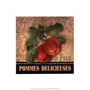  Abby White   Delicious Apples Canvas