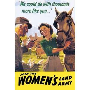  Join the Womens Land Army   Poster by Henri Edmond Cross 