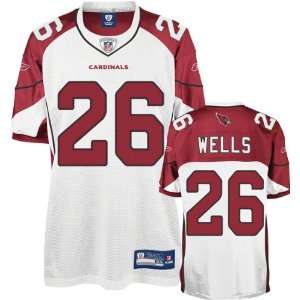 Beanie Wells Authentic Jersey Arizona Cardinals #26 White Authentic 