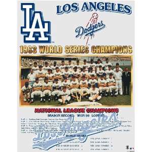  Los Angeles Dodgers    World Series 1963 Los Angeles Dodgers 