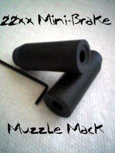 22xx Mini Muzzle Brake   Matte Black  
