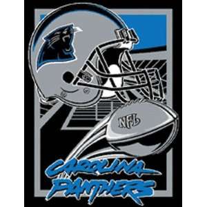  Carolina Panthers Game Time Woven Jacquard Throw Sports 
