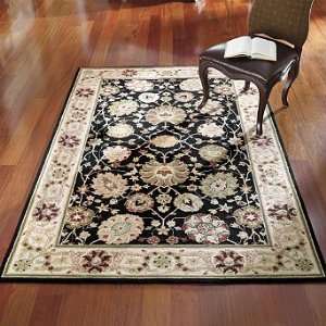  Peony Blooms Wool Area Rugs   89 x 119   Frontgate 
