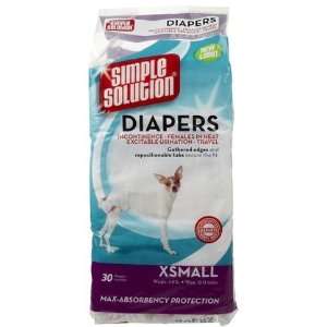 Simple Solution Disposable Diapers   X Small   30 pack (Quantity of 2)