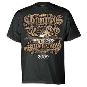  New Orleans Saints Super Bowl XLIV Champions Black & Gold 