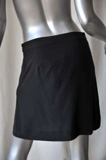 CHLOE Black *SILK* Short Pleated Tiered Skirt M 36 NEW  