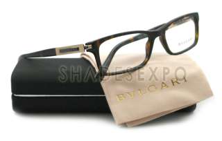 NEW Bvlgari Eyeglasses BV 3015 HAVANA 504 BV3015 55MM AUTH  