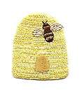 beehive yellow w bee embroidere d iron on applique p