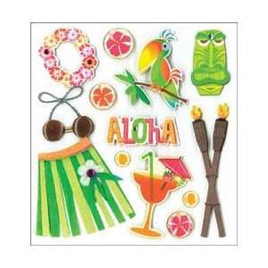  K&Company Dimensional Stickers Paradise; 6 Items/Order 