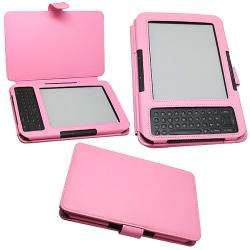 Skque Kindle 3G Wi Fi Pink Leather Case  