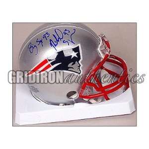  Richard Seymour Autographed Patriots Mini Helmet with insc 
