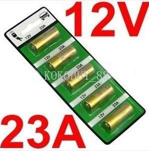 Gk856 New 5 pcs 12V A23 Alkaline Battery E23A LRV08 N21 EL12  