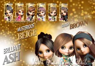 FRESH LIGHT Japan Blythe Doll Hair Color GLOSSY BROWN  