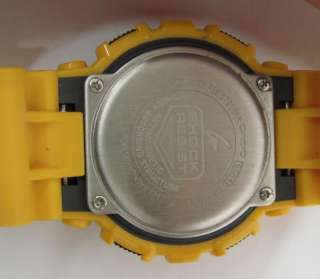 Mens CASIO G Shock Yellow Digital & Analog Quartz Watch 5081  