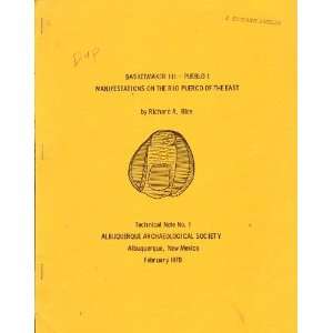  Archaeological Society, Technical Note No. 1) Richard A. Bice Books