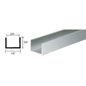 CRL Brite Anodized 3/4 Aluminum U Channel with 5/8 Wall Height 