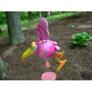 Dodo Bird Wind Chime Bright & Colorful   PINK