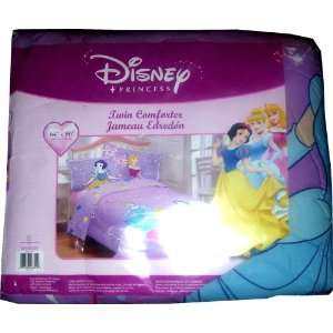  Disney Princess Twin Comforter ~ Purple