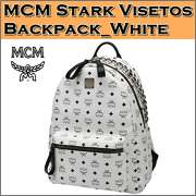   New Authentic MCM STARK VISETOS BACKPACK Small NWT_Red 2012SS  