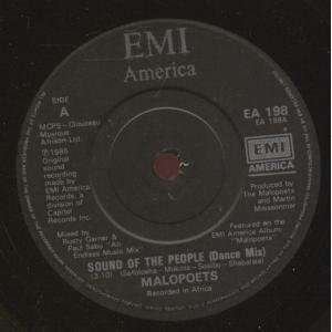  SOUND OF THE PEOPLE 7 INCH (7 VINYL 45) UK EMI 1985 