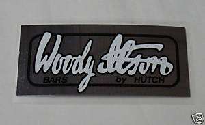 WOODY ITSON BARS by HUTCH BMX decal, sticker  