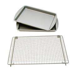 Le Chef Basic Baking Sheets and Cooling Rack Set  