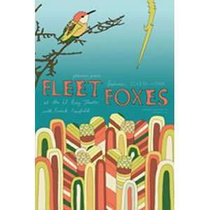  Fleet Foxes   Posters   Limited Concert Promo