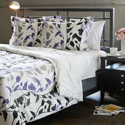 Grace Purple Full/ Queen size Comforter Set  