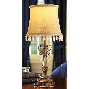  Candlestick Lamp with Decorated Lamp Shade Everything 