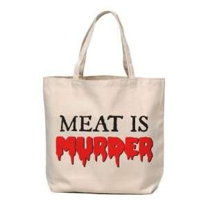  Meat Is Murder Canvas Tote Bag 