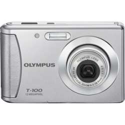 Olympus T 100 12MP Silver Digital Camera  