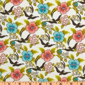   Organic Chinoiserie Multi Fabric By The Yard Arts, Crafts & Sewing