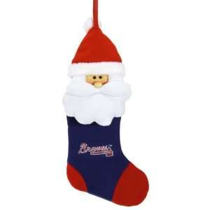  Atlanta Braves Mlb Santa Holiday Stocking (22) Sports 