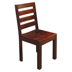 Dakota Dark Cedar Wood Side Chair  