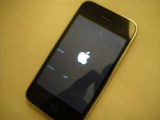 APPLE IPHONE 3G 8GB BLACK AT&T CELL PHONE   AS IS BROKEN 607375045287 