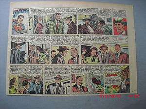 Superman Sunday #574 by Wayne Boring from 10/29/1950 Half Page Size 