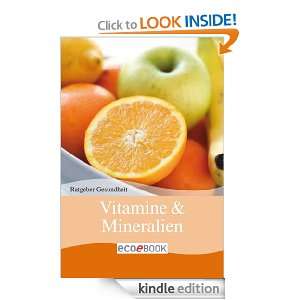 Vitamine & Mineralien (Ratgeber Gesundheit) (German Edition) [Kindle 