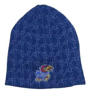   Jayhawks NCAA Adidas Multi Logo Knit Beanie Hat