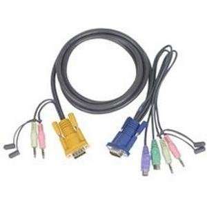  ATEN 2L5303P MasterView Max PS/2 KVM Cable with Audio (10 