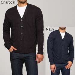 System Collection Mens Cardigan Sweater  