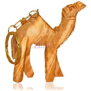  Camel Olive Wood Key Chain 